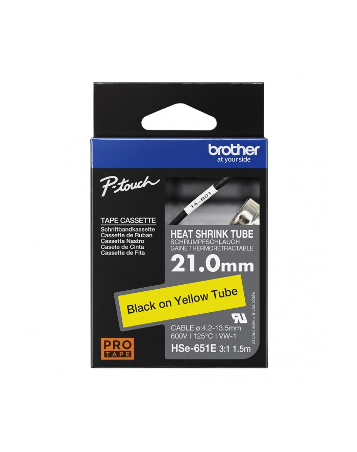 BROTHER HSE651E heat shrink tape 21mm główny