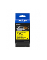 BROTHER Heat Shrink Tube Black on Yellow 5.2mm - nr 4