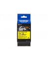 BROTHER Heat Shrink Tube Black on Yellow 11.2mm - nr 10