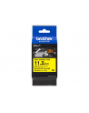 BROTHER Heat Shrink Tube Black on Yellow 11.2mm - nr 8