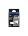 BROTHER HSE251E Black on Kolor: BIAŁY heat shrink tape 21mm - nr 15
