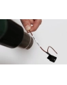 BROTHER HSE251E Black on Kolor: BIAŁY heat shrink tape 21mm - nr 8