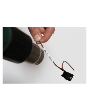 BROTHER Heat Shrink Tube Black on White 31.0mm nr 1