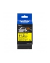 BROTHER Heat Shrink Tube Black on Yellow 11.2mm - nr 17