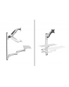 DIGITUS Workstation Monitor Keyboard Mouse Wall Mount 32inch 8kg VESA 75x75/100x100 Kolor: BIAŁY/Kolor: CZARNY - nr 15