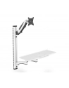 DIGITUS Workstation Monitor Keyboard Mouse Wall Mount 32inch 8kg VESA 75x75/100x100 Kolor: BIAŁY/Kolor: CZARNY - nr 7