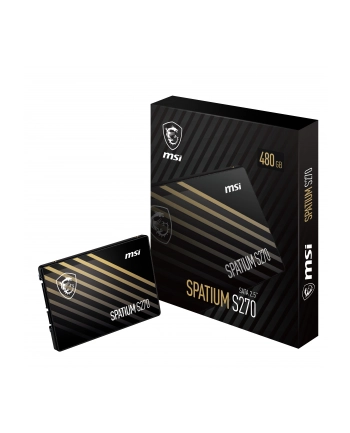 Dysk SSD MSI SPATIUM S270 SATA 25” 480GB nr 1