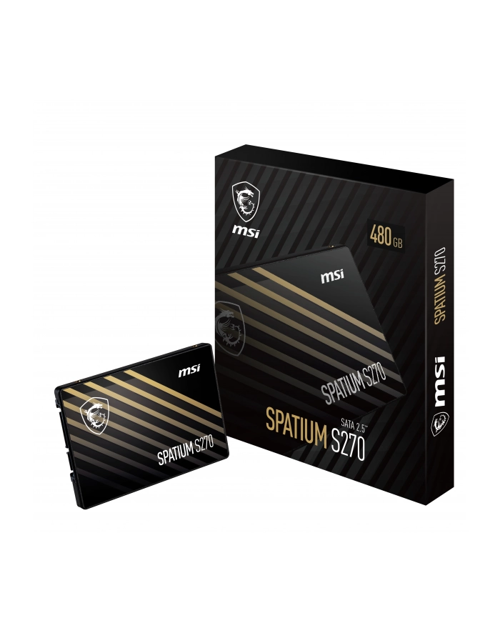 Dysk SSD MSI SPATIUM S270 SATA 25” 480GB główny