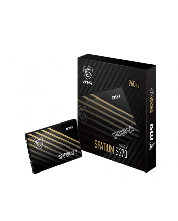 Dysk SSD MSI SPATIUM S270 SATA 25” 960GB nr 1
