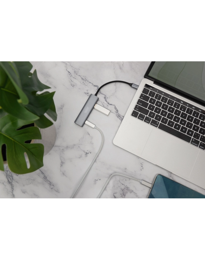 DIGITUS USB-C 4 Port HUB 2x USB-A + 2x USB-C Gen2 główny