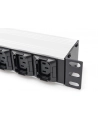 DIGITUS Listwa zasilająca aluminiowa 10 gniazd przewód zasilający 2m wtyczka IEC C20 8x C13 2x C19 16A 230VAC 50/60Hz - nr 6