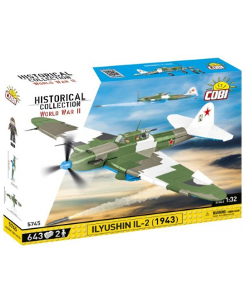 COBI 5745 Historical Collection WWII Ilyushin IL-2 1943 643 klocki