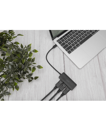 DIGITUS USB-C - 3x DP MST Video Splitter DP 1.4 4K/60Hz