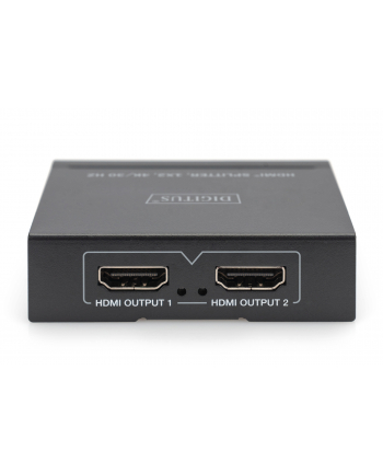 DIGITUS 4K HDMI Splitter 1x2 4K/30Hz Kolor: CZARNY