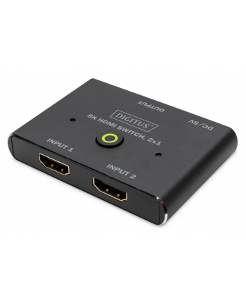 DIGITUS 8K HDMI Switch 2x1 Kolor: CZARNY