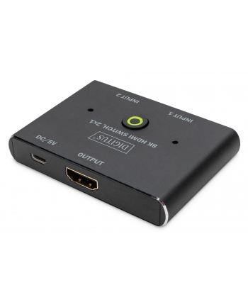 DIGITUS 8K HDMI Switch 2x1 Kolor: CZARNY