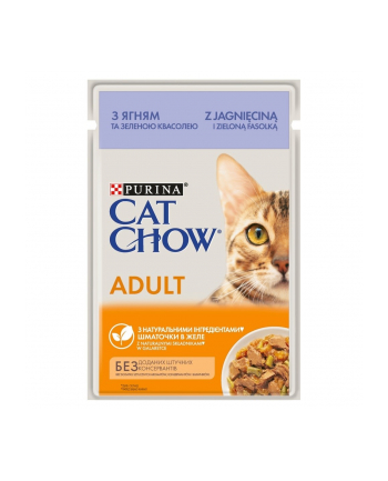 purina nestle CAT CHOW ADULT GiJ Jagn'amp;Ziel Fasola w galarecie 85g