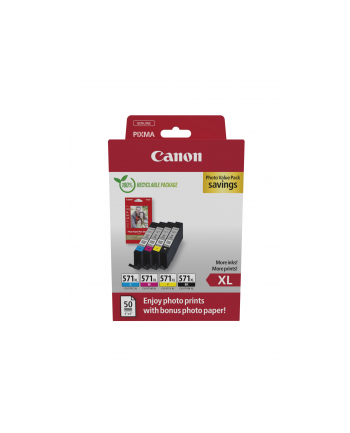 CANON CLI-571XL Ink Cartridge C/M/Y/BK + PHOTO PACK