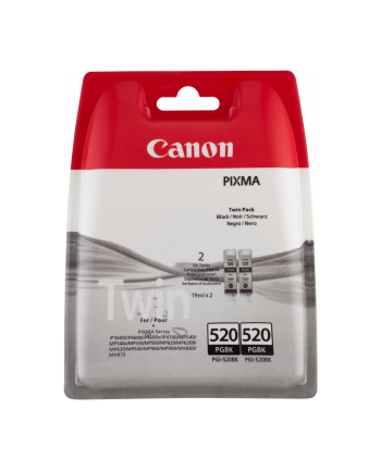 CANON PGI-520BK Ink Cartridge TwinPack Kolor: CZARNY BLISTER