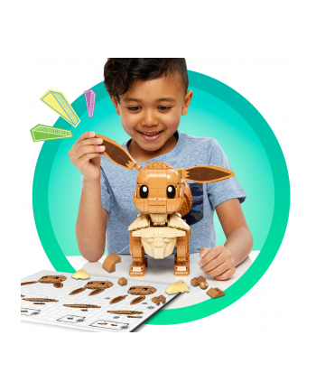 mattel Mega Duży Eevee Pokemon do zbudowania GMD34