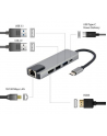 GEMBIRD MULTI ADAPTER USB TYP-C 5W1 (HUB + HDMI + PD + CZYTNIK KART + LAN) SREBRNY - nr 5