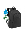 RIVACASE PLECAK NA LAPTOP 15,6-16 ALPENDORF ECO, CZARNY, MATERIAŁ WODOODPORNY, EKO RPET, KIESZENIE NA SMARTFON, DOKUM,AKCES - nr 2