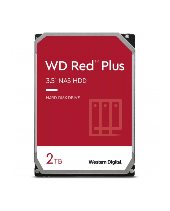 western digital WD Red Plus 2TB SATA 6Gb/s 3.5inch Rpm5400 128MB cache Internal HDD Bulk nr 1
