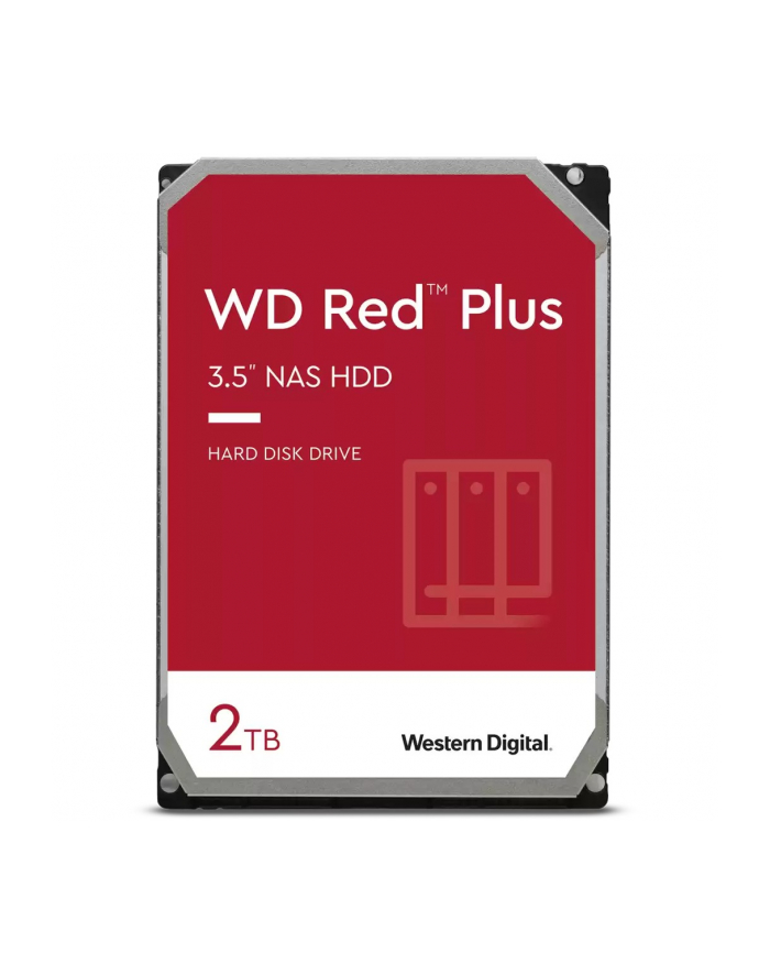 western digital WD Red Plus 2TB SATA 6Gb/s 3.5inch Rpm5400 128MB cache Internal HDD Bulk główny