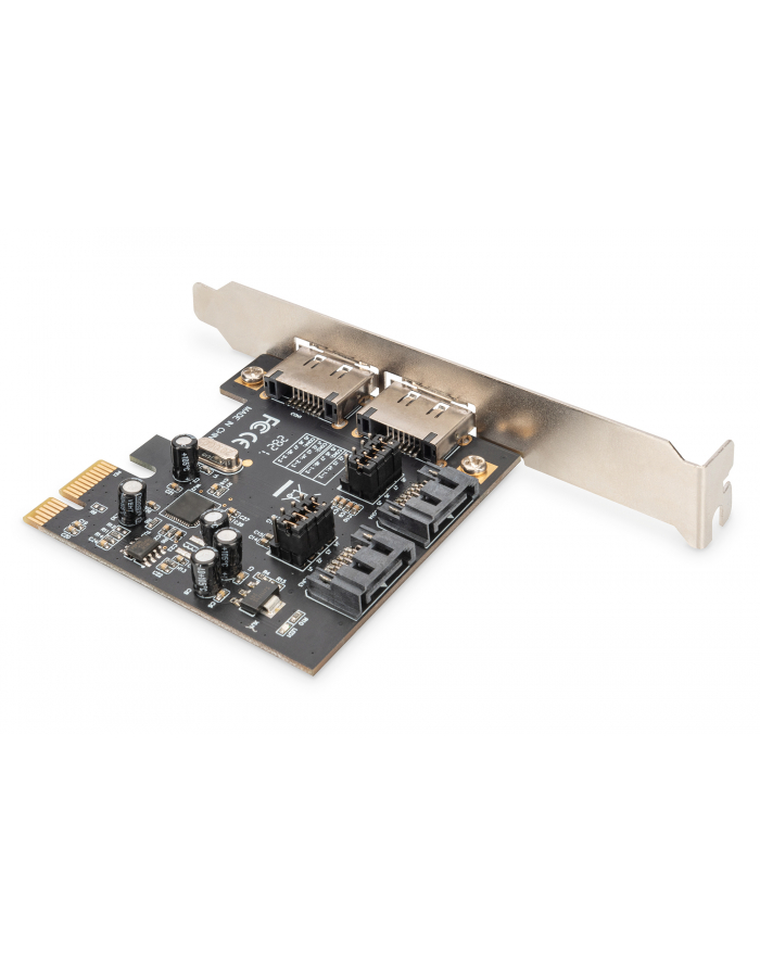 DIGITUS SATAIII PCIexpress Add-On card int 4xSATA/ex 2xeSATA selectable ASM1061 główny