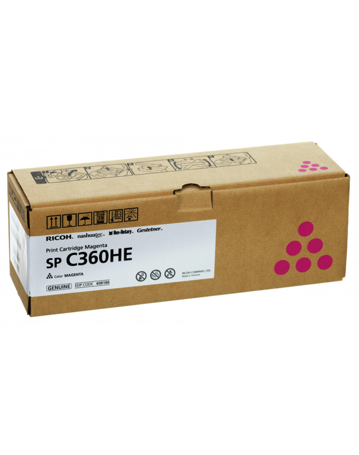 Ricoh Toner SP C360HE 408186 Magenta główny