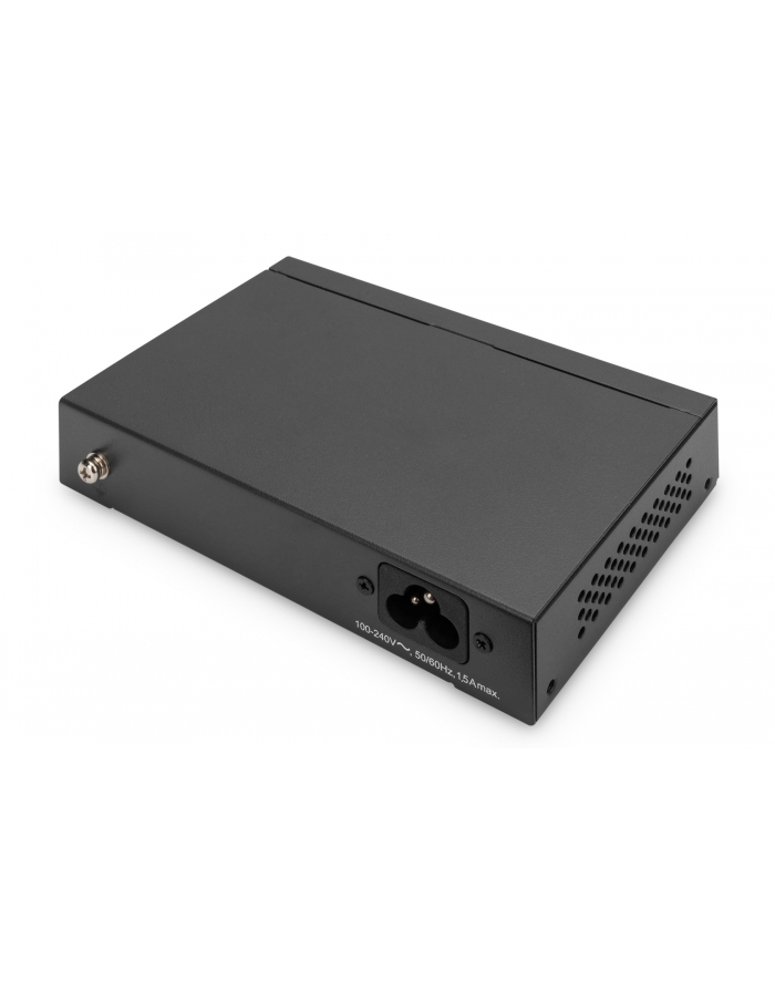 DIGITUS 4+1 Port Ethernet Unmanaged PoE Switch 4 Port PoE MDI/MDIX IEEE802af,at główny