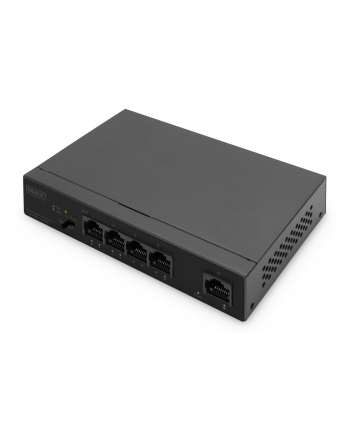 DIGITUS 4+1 Port Ethernet Unmanaged PoE Switch 4 Port PoE MDI/MDIX IEEE802af,at