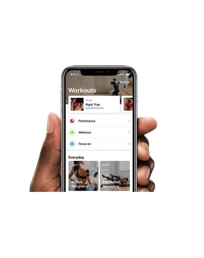 Elektrostymulator mięśni Therabody PowerDot 20 Uno czerwony główny