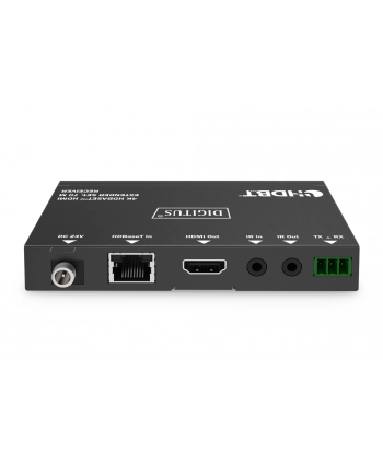 DIGITUS 4K HDBaseT Extender Set 70m PoC RS232 IR Kolor: CZARNY