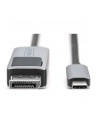 DIGITUS 8K 30Hz. USB Type C to DP adapter cable HBR3 Alu Housing Black 3m - nr 10