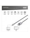 DIGITUS 8K 30Hz. USB Type C to DP adapter cable HBR3 Alu Housing Black 3m - nr 17