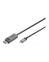 DIGITUS 8K 30Hz. USB Type C to DP adapter cable HBR3 Alu Housing Black 3m - nr 19