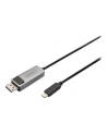 DIGITUS 8K 30Hz. USB Type C to DP adapter cable HBR3 Alu Housing Black 3m - nr 4