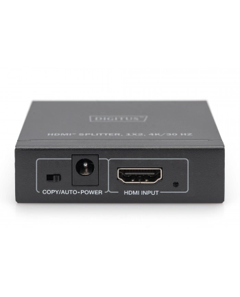 DIGITUS 4K HDMI Splitter 1x2 4K/30Hz Kolor: CZARNY