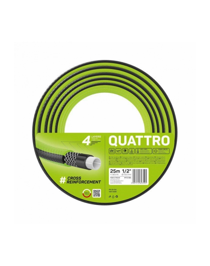 Wąż ogrodowy Quattro 1/2''; 50m 10-063 CELLFAST główny