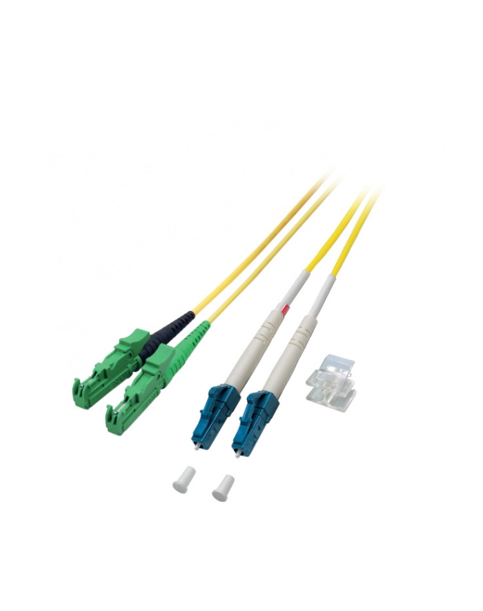 EFB Duplex Jumper zgodny z E-2000™ (APC)  9/125, OS2, LSZH, 3mm, zółty główny