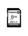 KINGSTON 8GB SDHC Industrial -40C to 85C C10 UHS-I U3 V30 A1 pSLC - nr 1