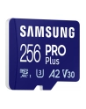 SAMSUNG PRO Plus microSD 256GB Up to 180MB/s Read and 130MB/s Write speed with Class 10 4K UHD incl. Card reader 2023 - nr 5