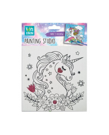 stnux Zestaw do malowania Canvas Unicorn Kwiaty STN 7922