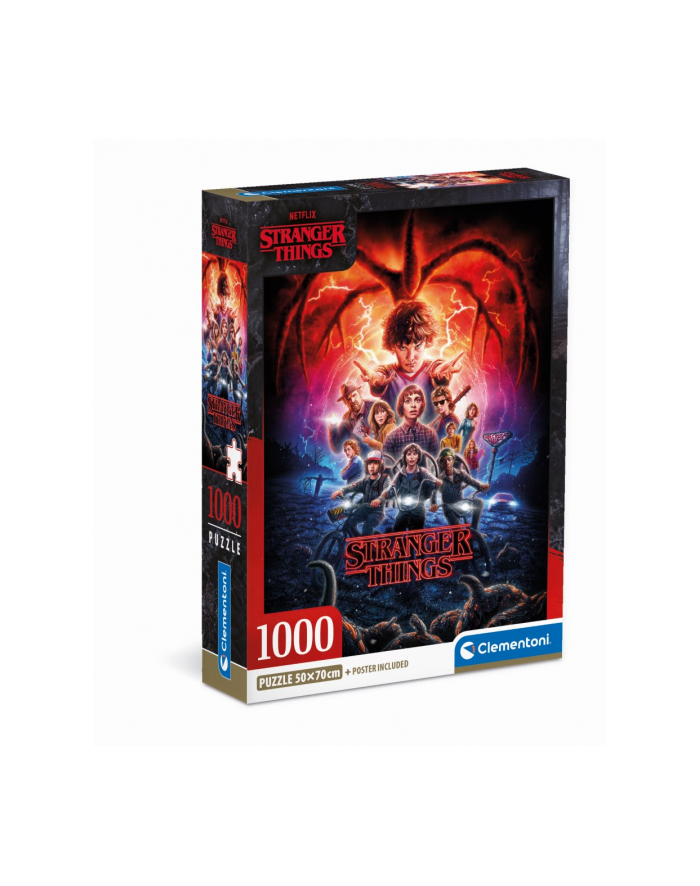Clementoni Puzzle 1000el Compact Stranger Things NETFLIX 39713 główny