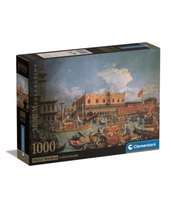 Clementoni Puzzle 1000el Compact Museum Antonio Canaletto: Pałac Dożów w Wenecji 39792