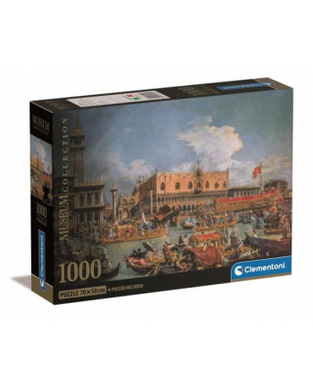 Clementoni Puzzle 1000el Compact Museum Antonio Canaletto: Pałac Dożów w Wenecji 39792 nr 1