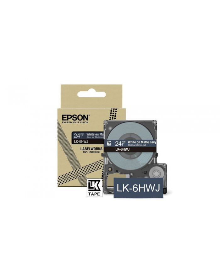 EPSON Matte Tape Navy/White 24mm 8m LK-6HWJ główny