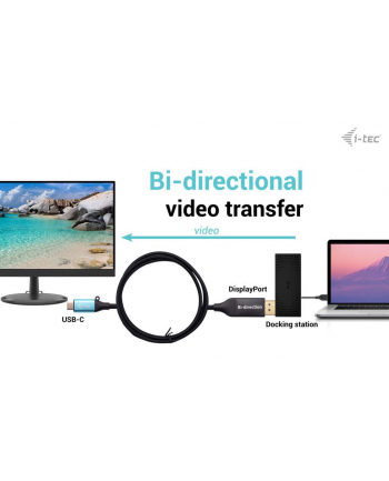 i-tec Adapter USB-C DisplayPort Bi-Directional 8K/30Hz 150cm