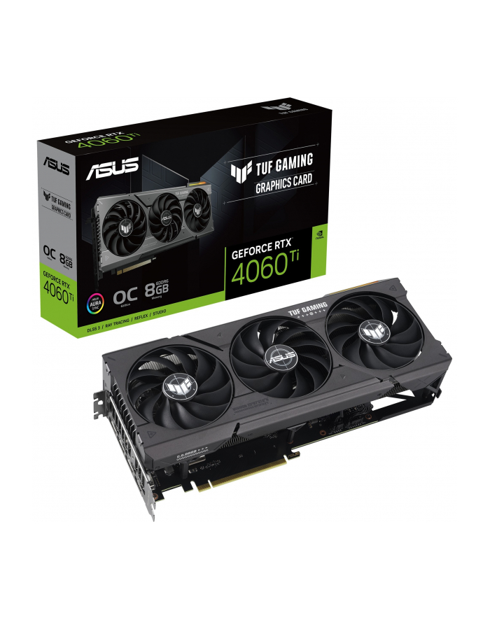 asus Karta graficzna GeForce RTX 4060 Ti TUF Gaming OC 8GB GDDR6X 128bit główny